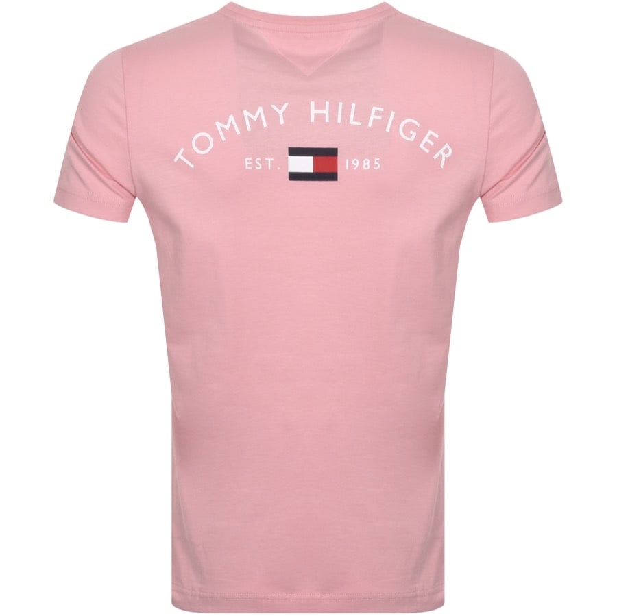 Alternative Image for ProductTommy Hilfiger Back Logo T Shirt Pink2